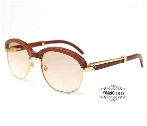 cartier glasses wood frames|vintage wood frame cartier glasses.